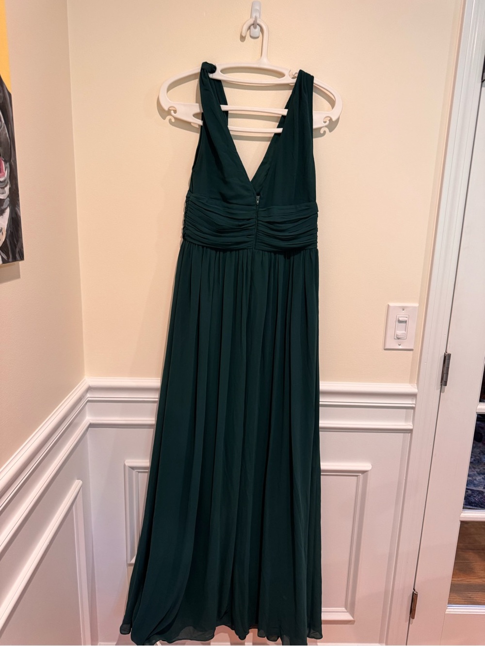 Ever Pretty Dark Green V-Neck Sleeveless Maxi Gown
